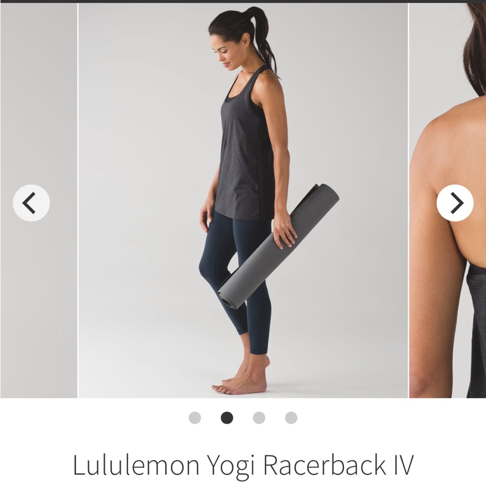 Lululemon charcoal Racerback Yoga Tank